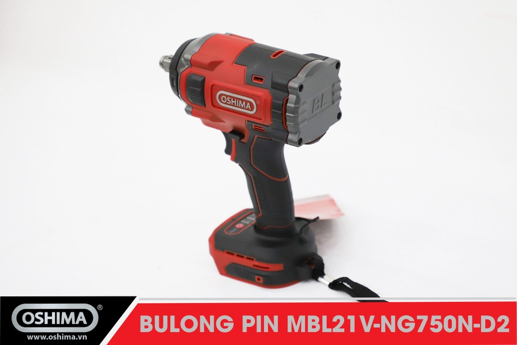 Máy mở bu lông pin lithium Oshima MBL21V-NG750N-D2