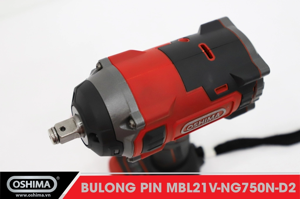 Máy mở bu lông pin lithium Oshima MBL21V-NG750N-D2