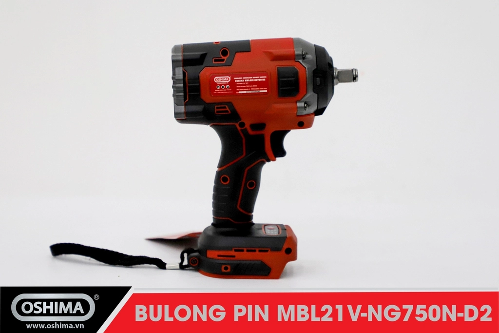 Máy mở bu lông pin lithium Oshima MBL21V-NG750N-D2