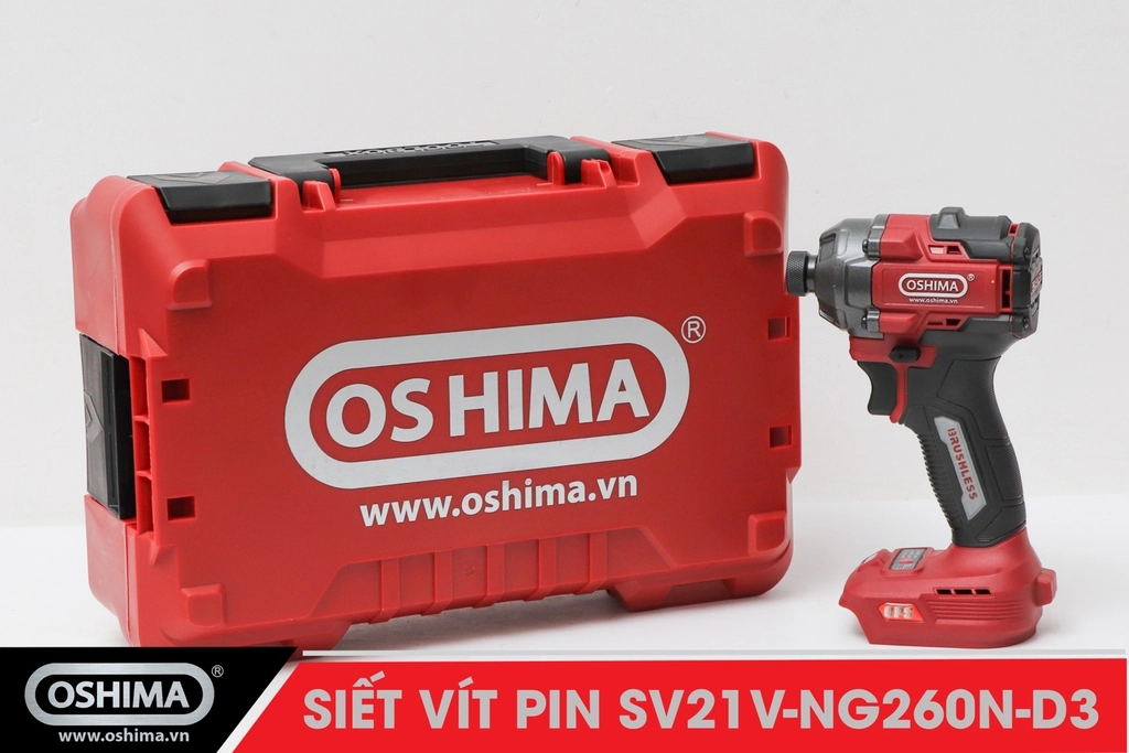 Máy siết vít pin lithium Oshima SV21V-NG260N-D3 