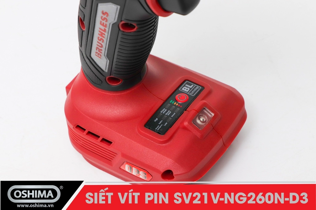 Máy siết vít pin lithium Oshima SV21V-NG260N-D3 