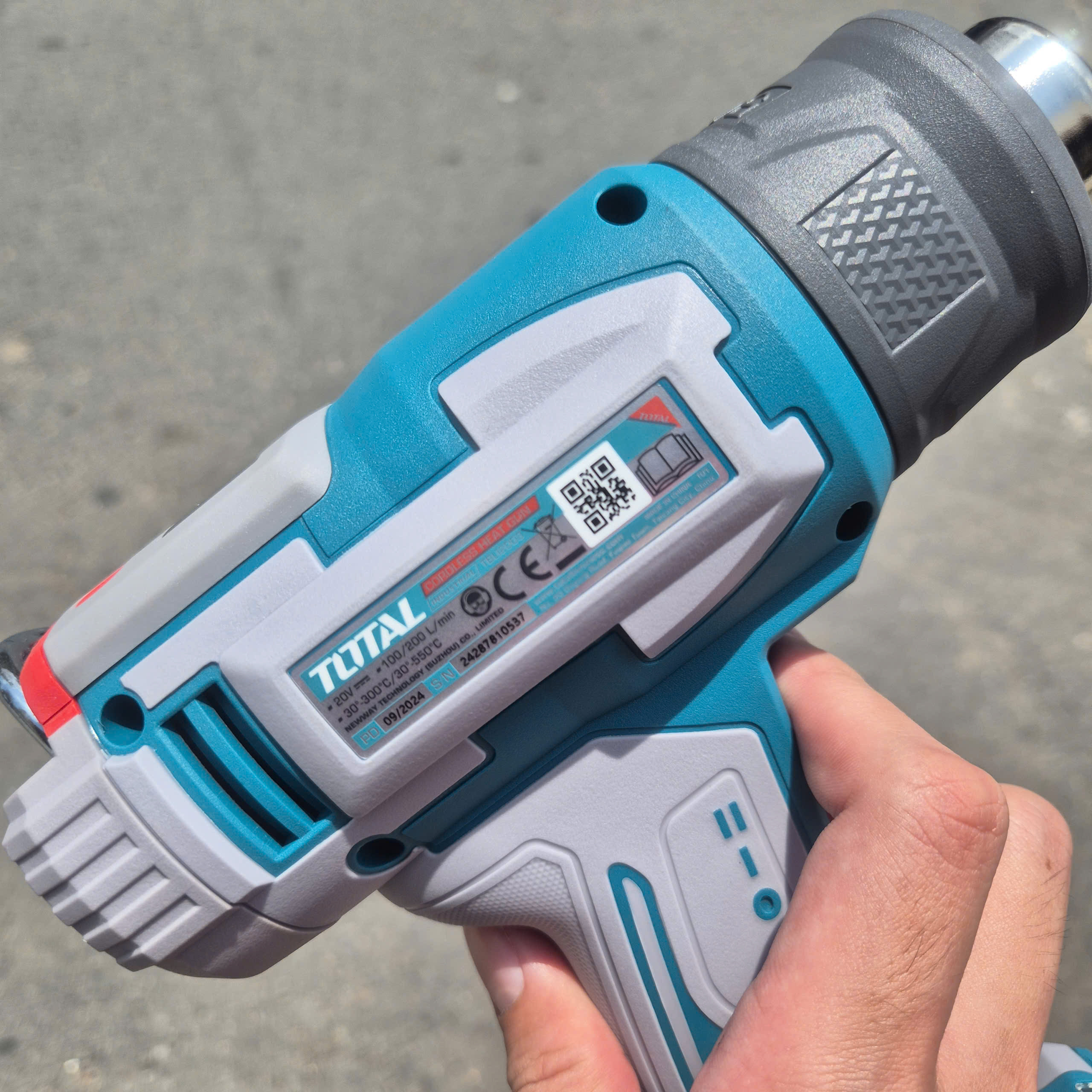 Máy thổi nhiệt dùng pin 20V TOTAL TBLI2003 (Thân máy)