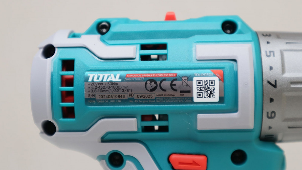 Máy Khoan Không Chổi Than Dùng Pin 20V Total TDLI20508 (Chưa Pin & Sạc)