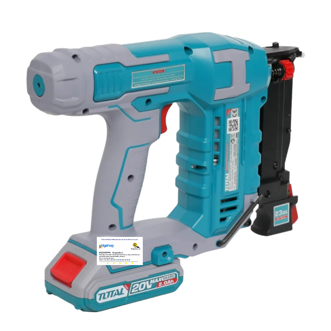 Máy bắn ghim 35mm dùng pin TOTAL TCBNLI3606 (1 pin 2.0Ah và 1 sạc)